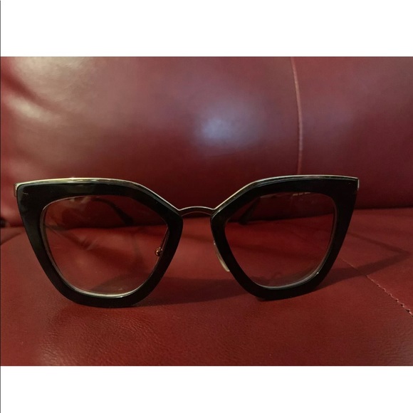 Prada sunglasses SPR53S - Black/Brown main image 4